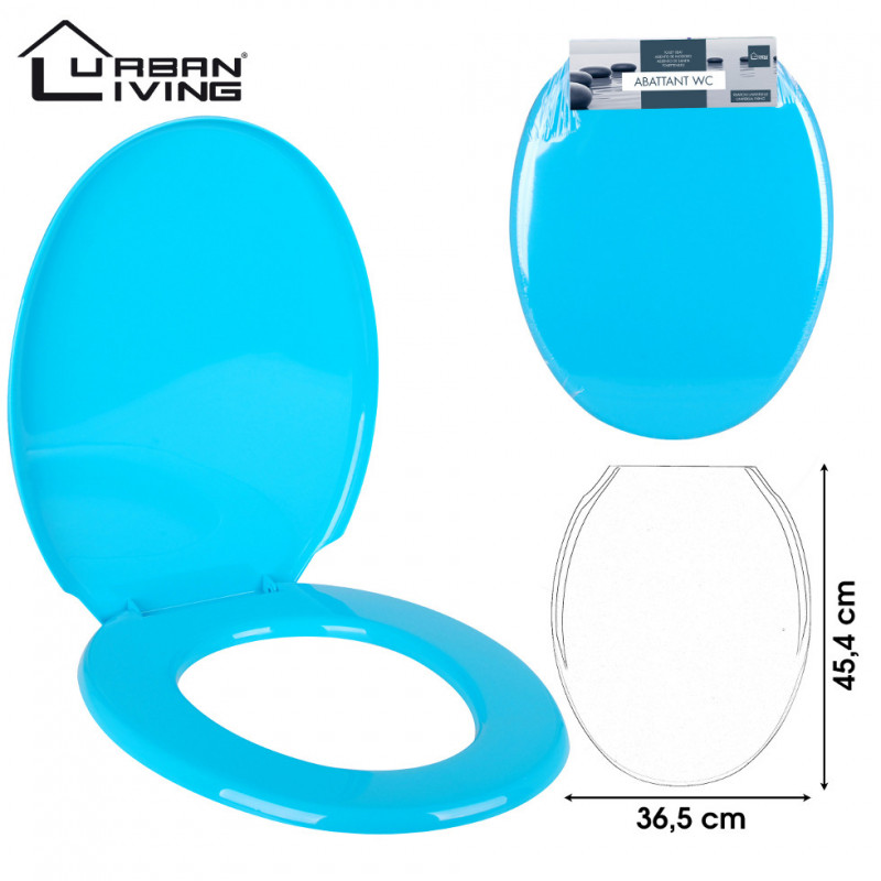 ABATTANT WC TURQUOISE