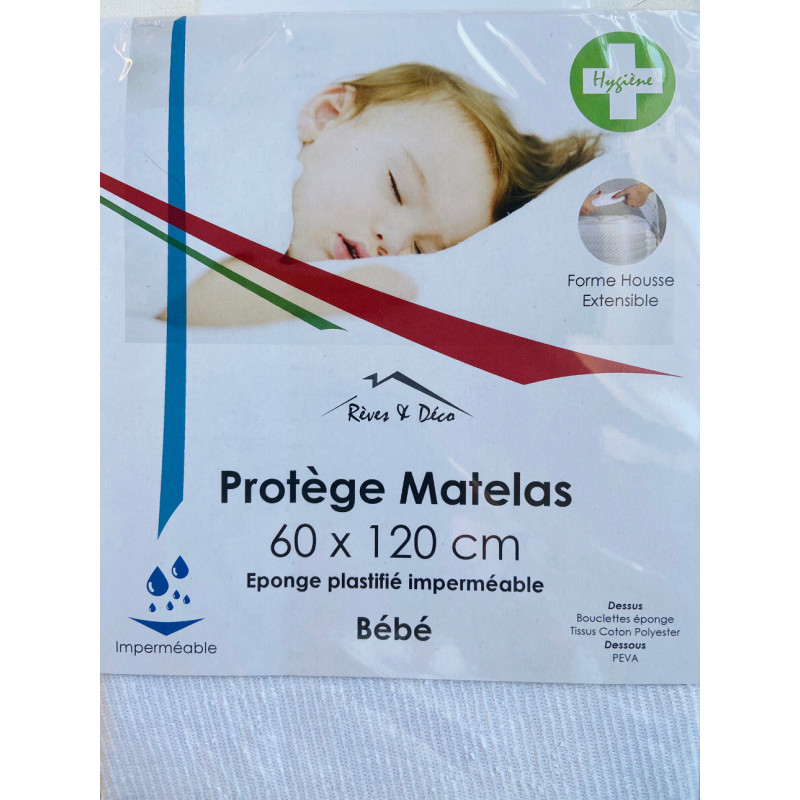 PROTEGE MATELAS 60X120 BEBE