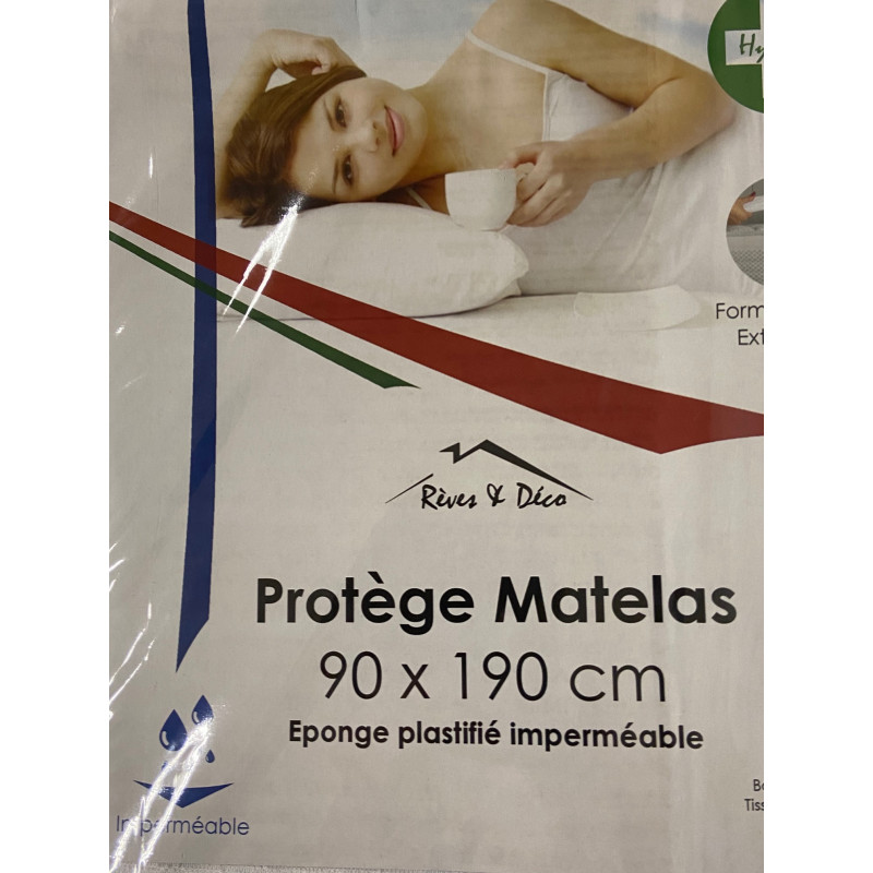 PROTEGE MATELAS 140X190 PVC BLANC NEW