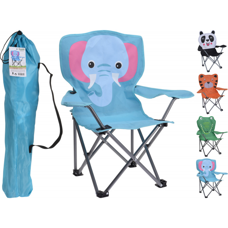 CHAISE ENFANT CAMPING 57X32 ANIMAUX