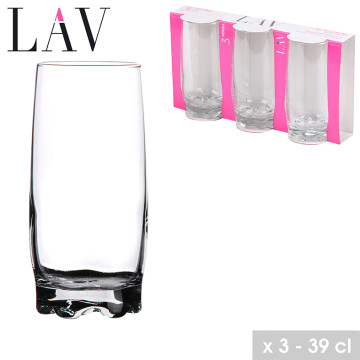 VERRE EAU 39CL X 3 ADORA HAUT