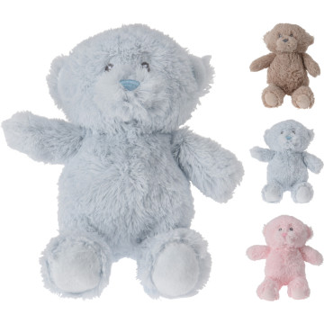 OURS PELUCHE 20CM 3 COULEURS