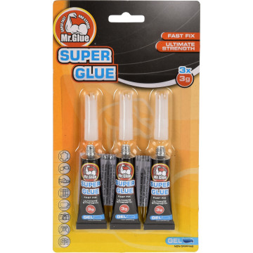 COLLE SUPER 3GR X 3PCS S/CARTE