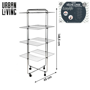 SECHOIR LINGE TOUR 4 ETAGES...