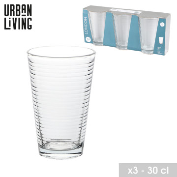 VERRE EAU 30CL X 3 LONDON...