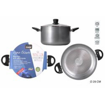 MARMITE ALU 28CM    VENTE X 2