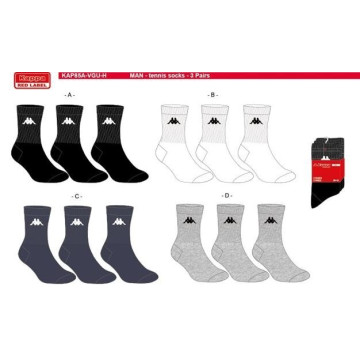 CHAUSSETTE TENNIS HOMME X 3...