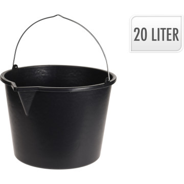 SEAU 20L NOIR   VENTE X 20