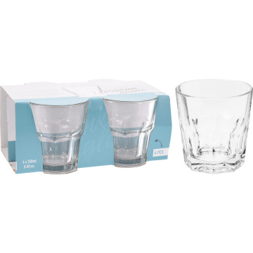 VERRE EAU 25CL X 4   VENTE 12