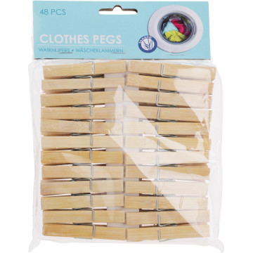 PINCE A LINGE X 48 BAMBOU...