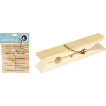 PINCE A LINGE X 24 BAMBOU...