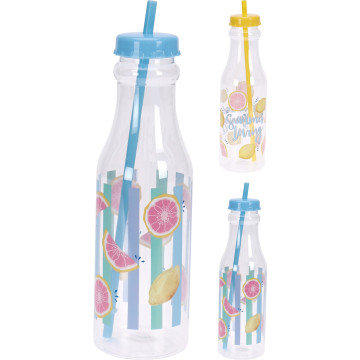 GOURDE 650ML PAILLE FRUITS...