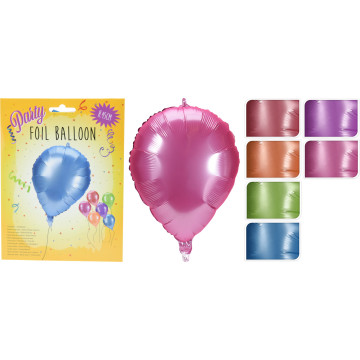 BALLON ALUMINIUM X 6 H.45CM...