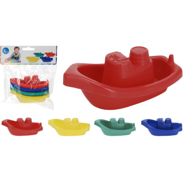 JOUET BAIN X 4 BATEAUX...