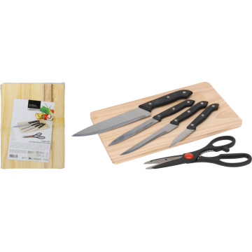 COUTEAU X 4 + PLANCHE +...
