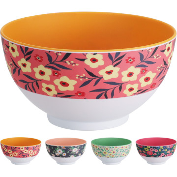 BOL 14CM MELAMINE FLEURS  4...