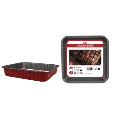 MOULE ALU CARRE 24CM
