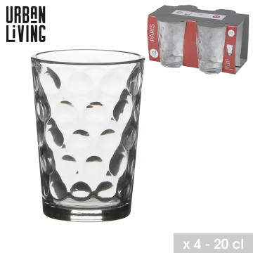 VERRE EAU 20CL X 4  PARIS...