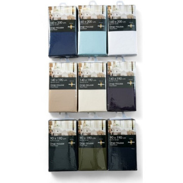 DRAP HOUSSE  90X190 COTON...
