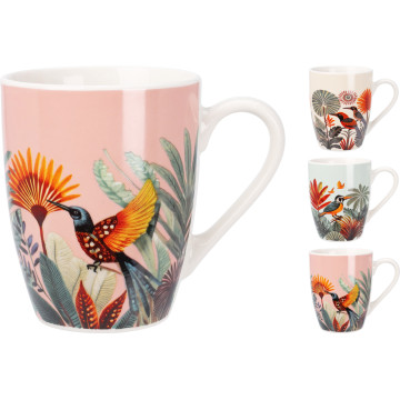 MUG 34CL PORCELAINE OISEAUX...
