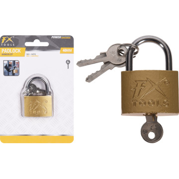 CADENAS METAL 40MM  3 CLES...