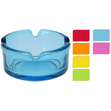 CENDRIER VERRE 7CM ASSORT....