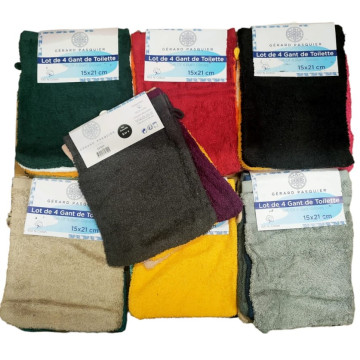 GANT TOILETTE X 4 ASSORT.