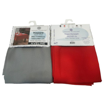 NAPPE 140X240 UNI 6 COULEURS