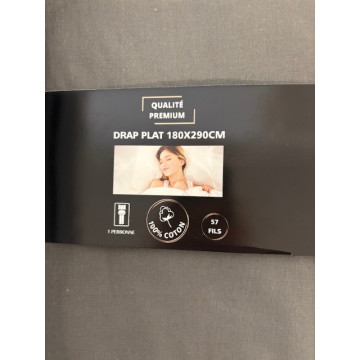 DRAP PLAT 180X290 COTON...