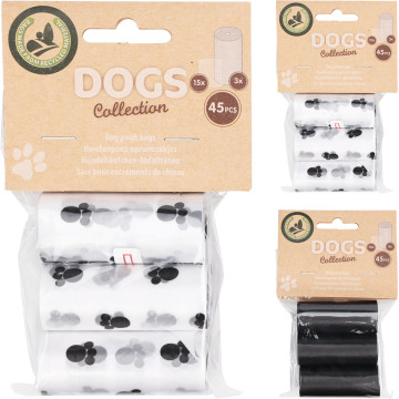 SAC EXCREMENT CHIEN 45PCS 3...