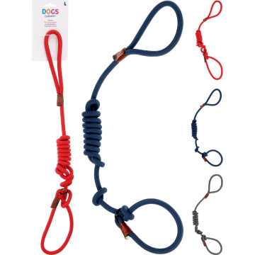 LAISSE CHIEN 120CM ASSORTIES