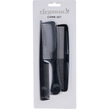 PEIGNE X 3 NOIR S/CARTE