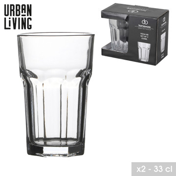 VERRE EAU 33CL X 2 VEGAS