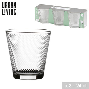 VERRE EAU 24CL X 3 MILANO