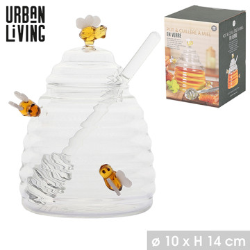 POT MIEL ABEILLE + CUILLERE...