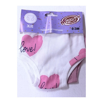 CULOTTE BEBE X 2